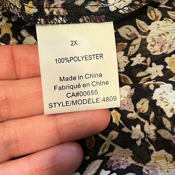 💚 PENNINGTONS – Floral Lightweight size 2X - Picture 9 of 12